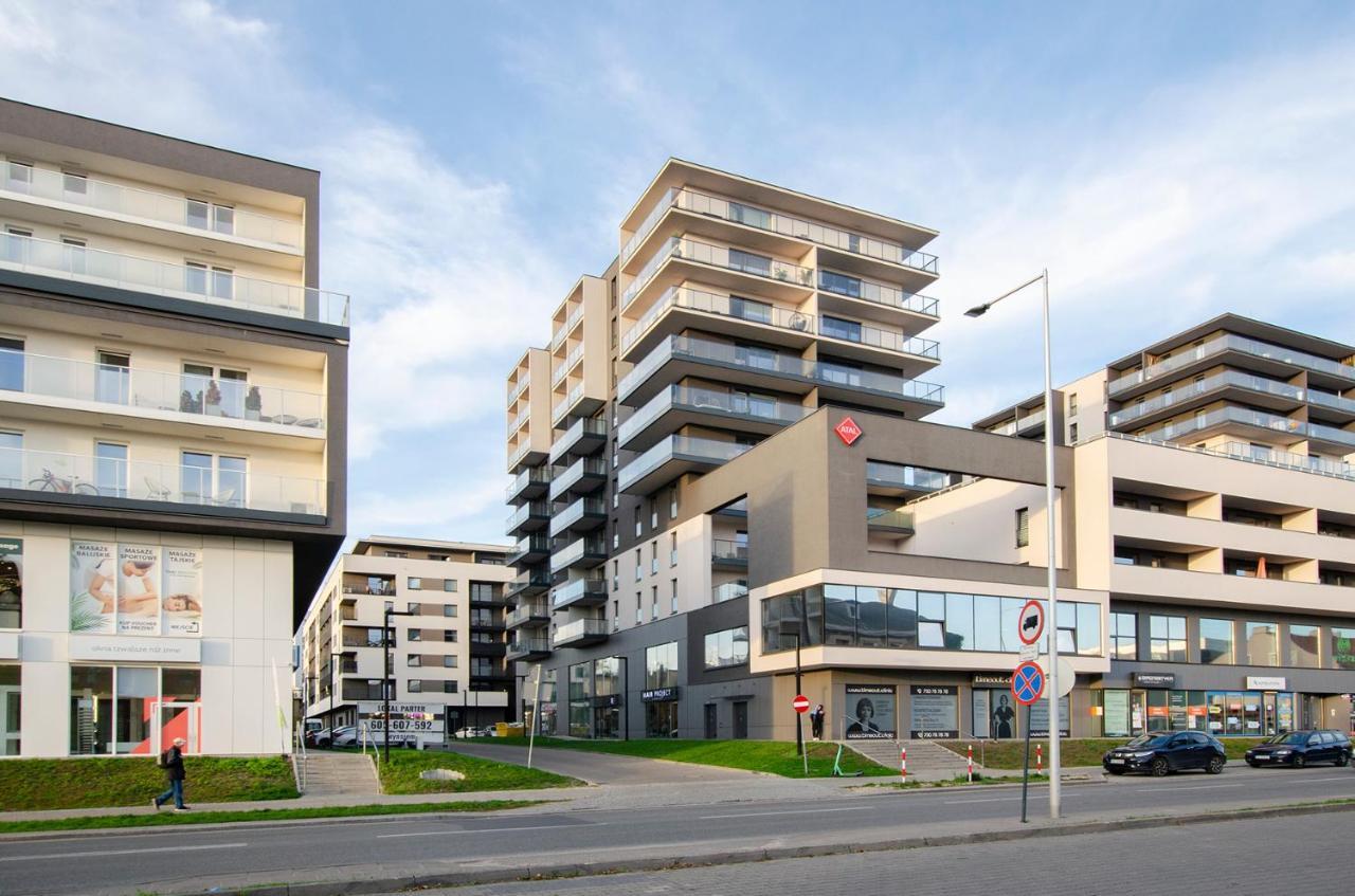 Sky Home- Blue Apartament -Manufaktura, Bezplatny Parking, Klima, Dostep Na Kod Lodz  Ngoại thất bức ảnh